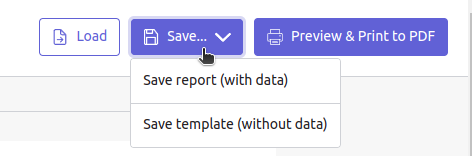 Export actions